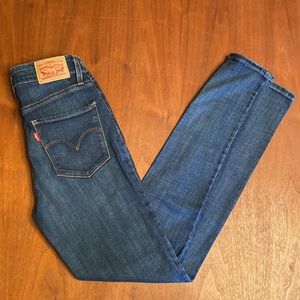 Levi's Women's High Rise Jeans - Dark Blue